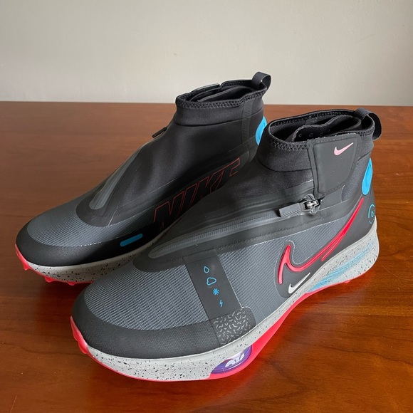 Nike Men’s Air Zoom Infinity Tour 2 Shield Shoes Black/Red DO8997-060 - Picture 5 of 7